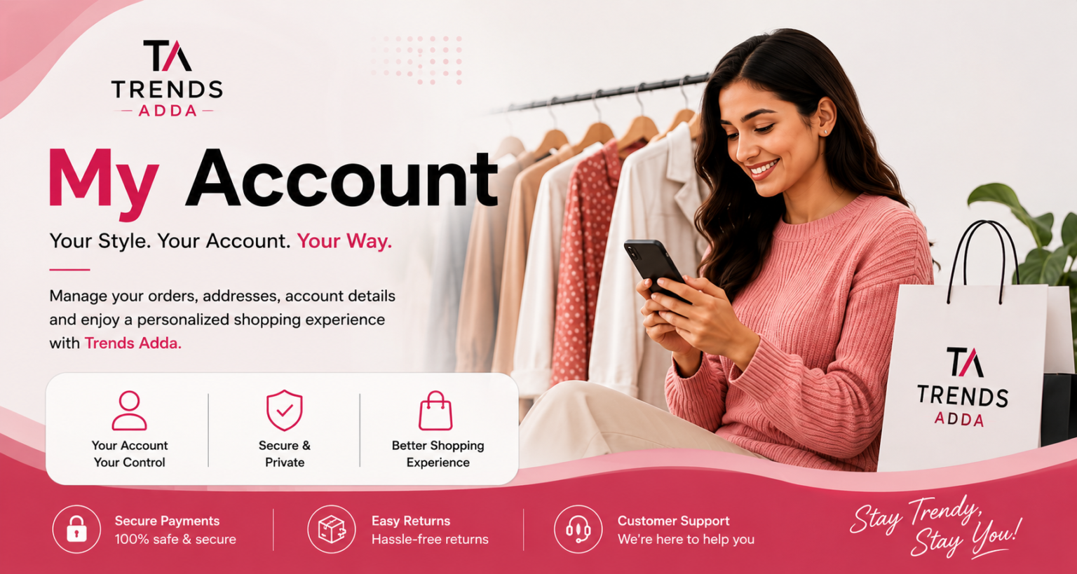 trends adda account